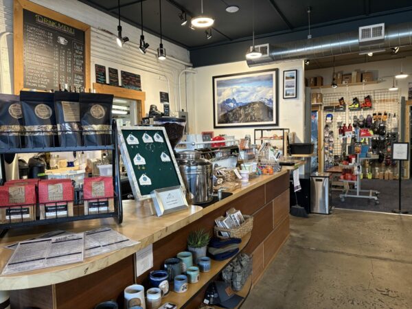 Interior of Arete Coffee