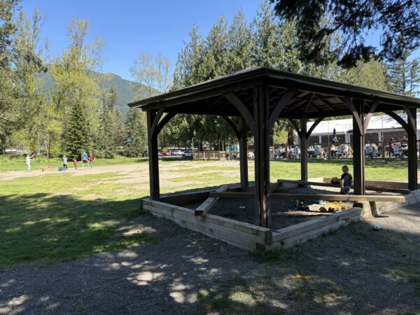 South Fork sandbox and exterior