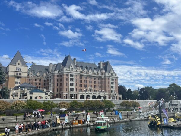 Victoria cityscape from the water.