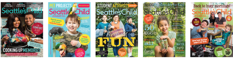 Seattle's Child magazine covers