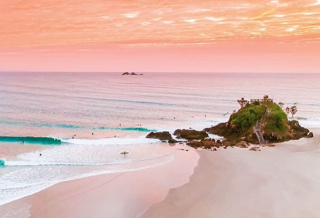 Why did Byron Bay become so popular?